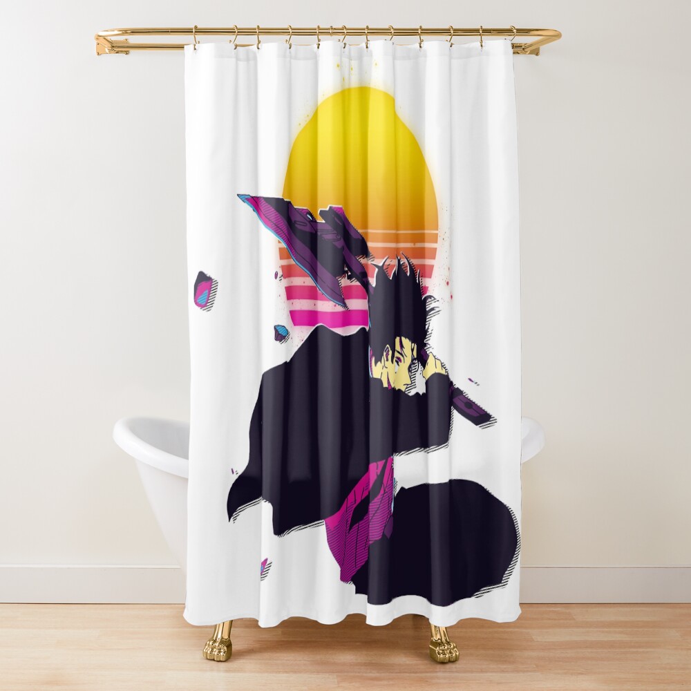 Yoichi Nagumo Retro 90s Shower Curtain