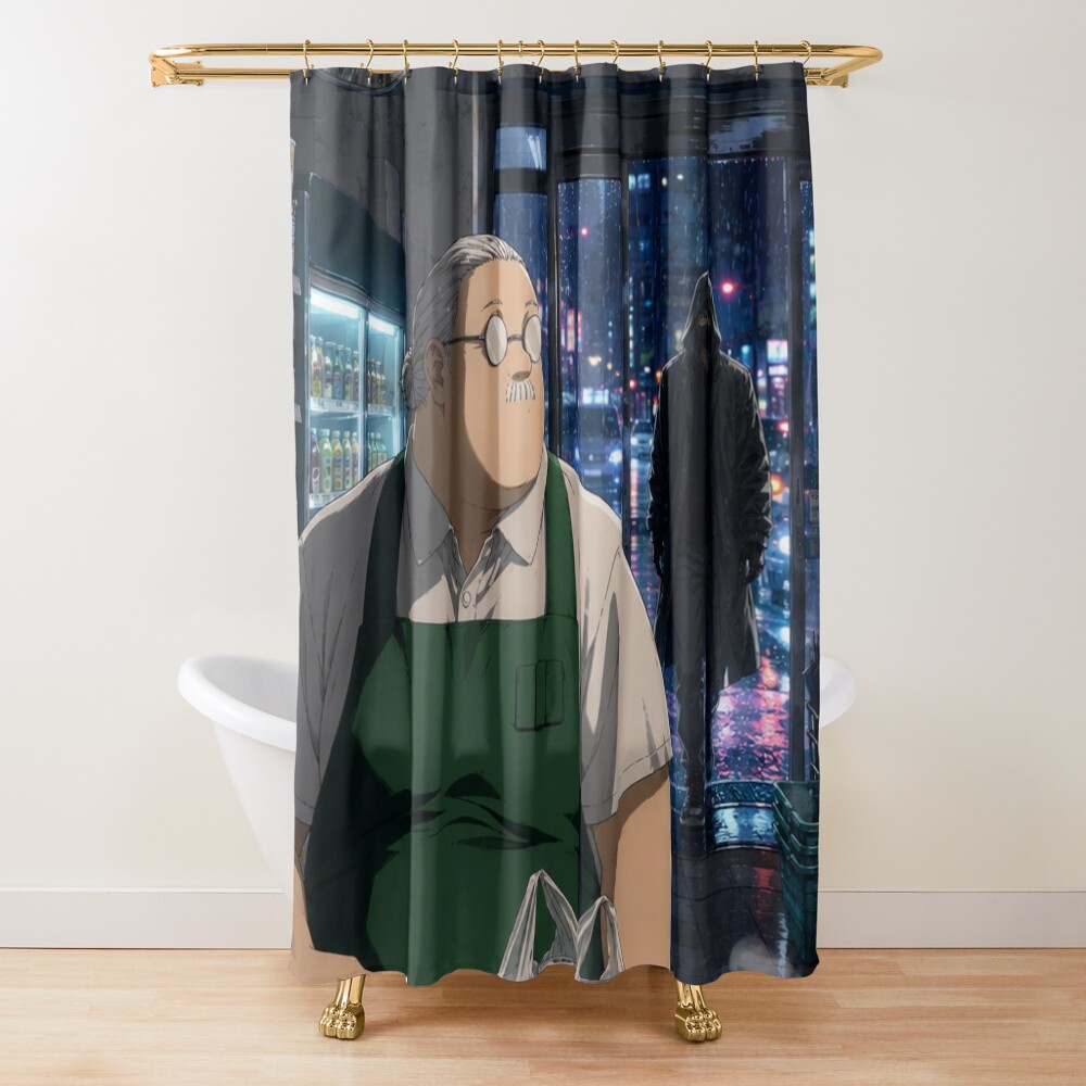 Artwork Edition Sakamoto Days Shower Curtain