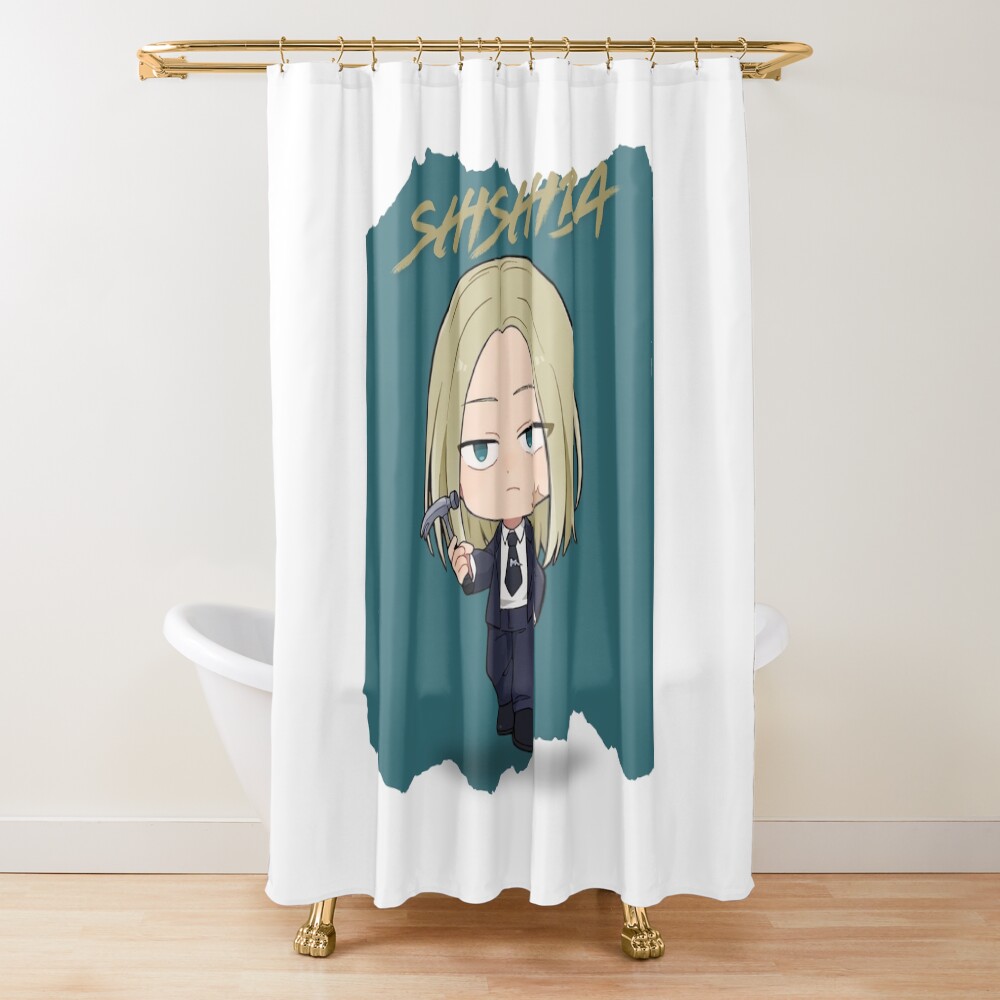 Chibi Shishiba Collectible Legacy Style Shower Curtain