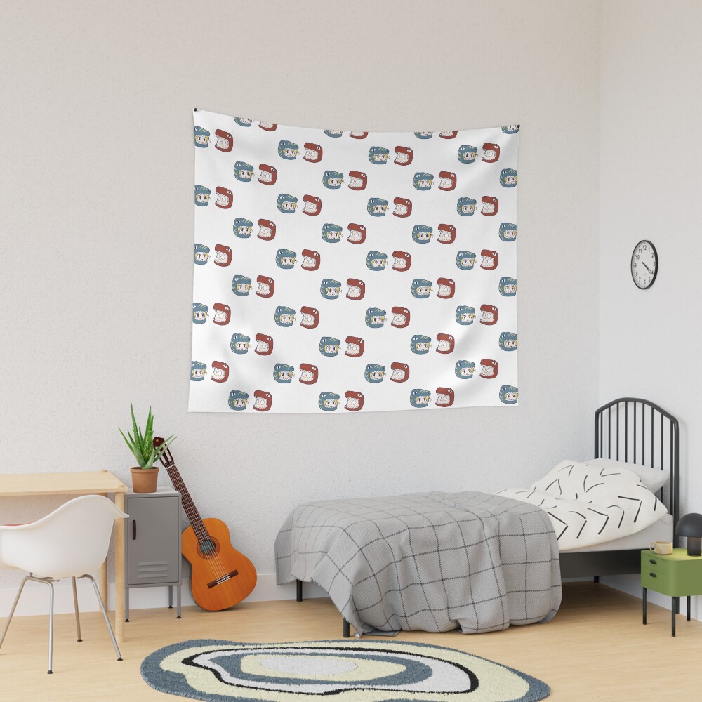 The Chibi Teacher And His Chibi Student Tapestry