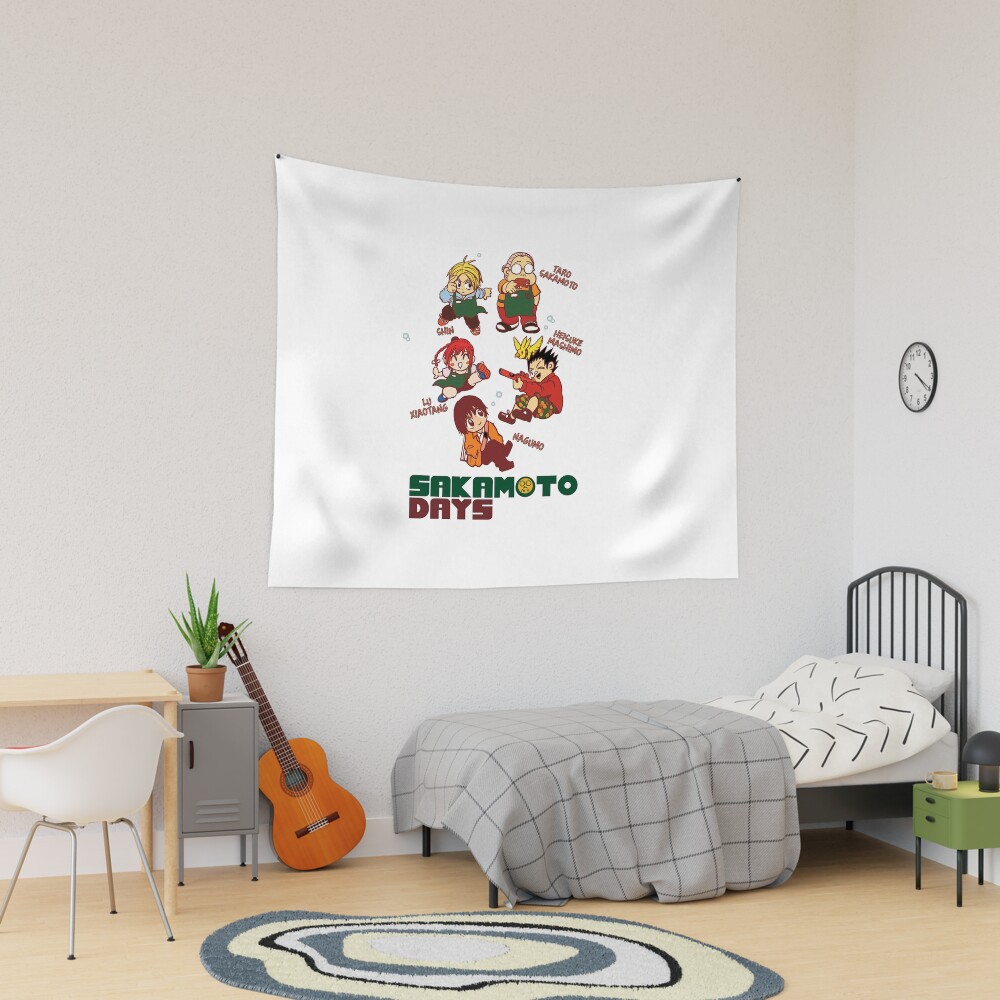 Classic Iconic Print Artwork Sakamoto Days Tapestry