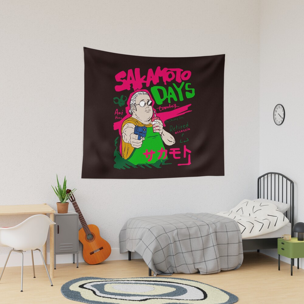 Retro Iconic Artwork Edition Sakamoto Days Tapestry