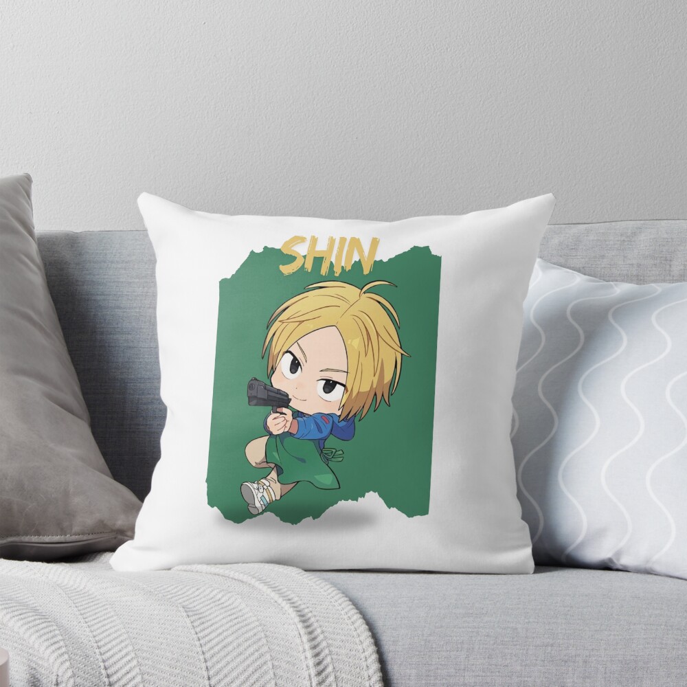 Chibi Shinuu Vintage Graphic Merchandise Throw Pillow