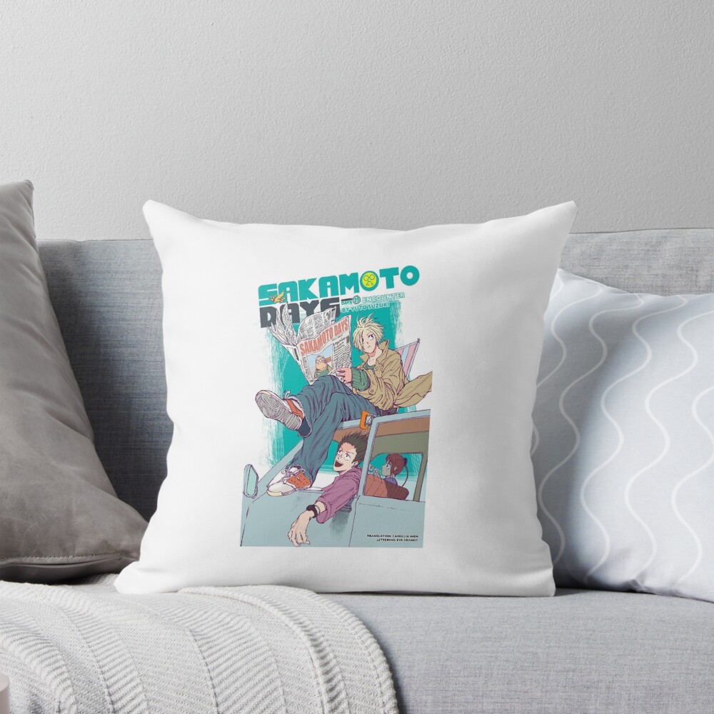 Classic Fan Gear Sakamoto Days Throw Pillow