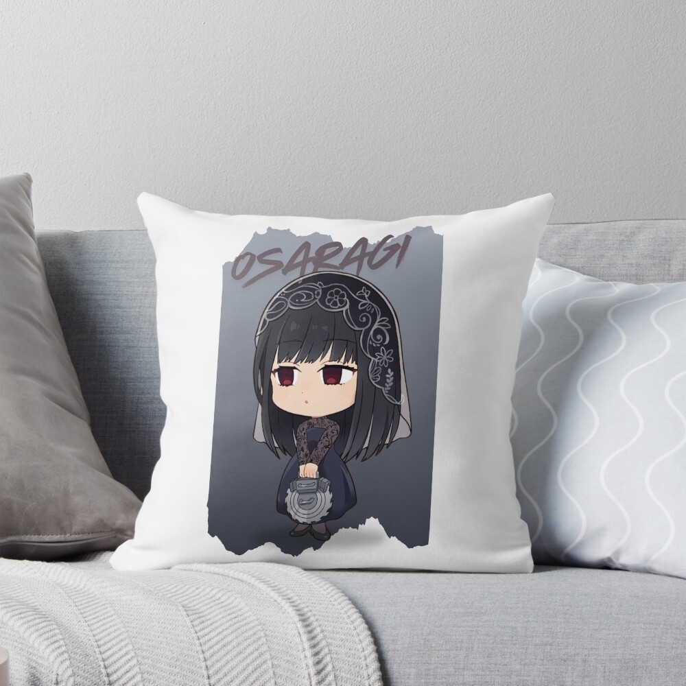 Chibi Osaragi Exclusive Graphic Tribute Throw Pillow